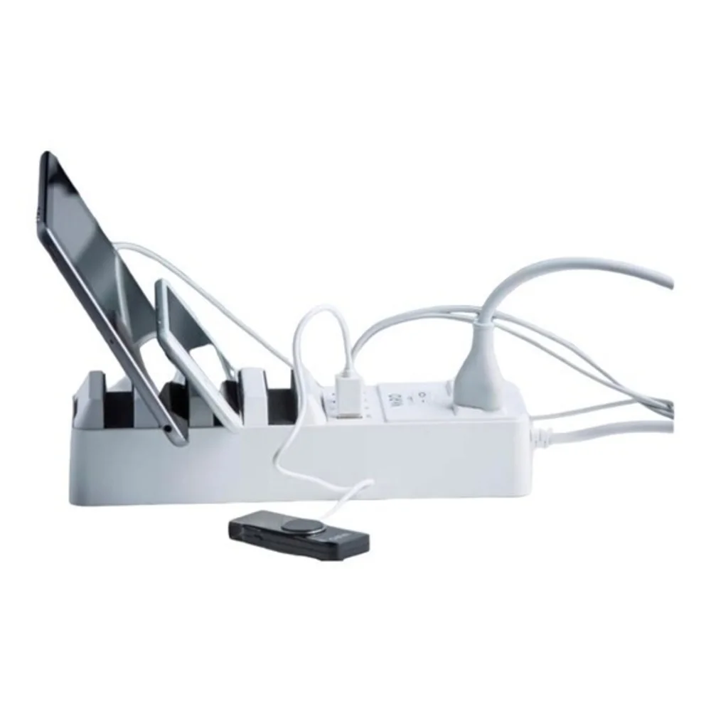 VARO Multi-Device USB Charging Station Docking Station Power Strip Open Box